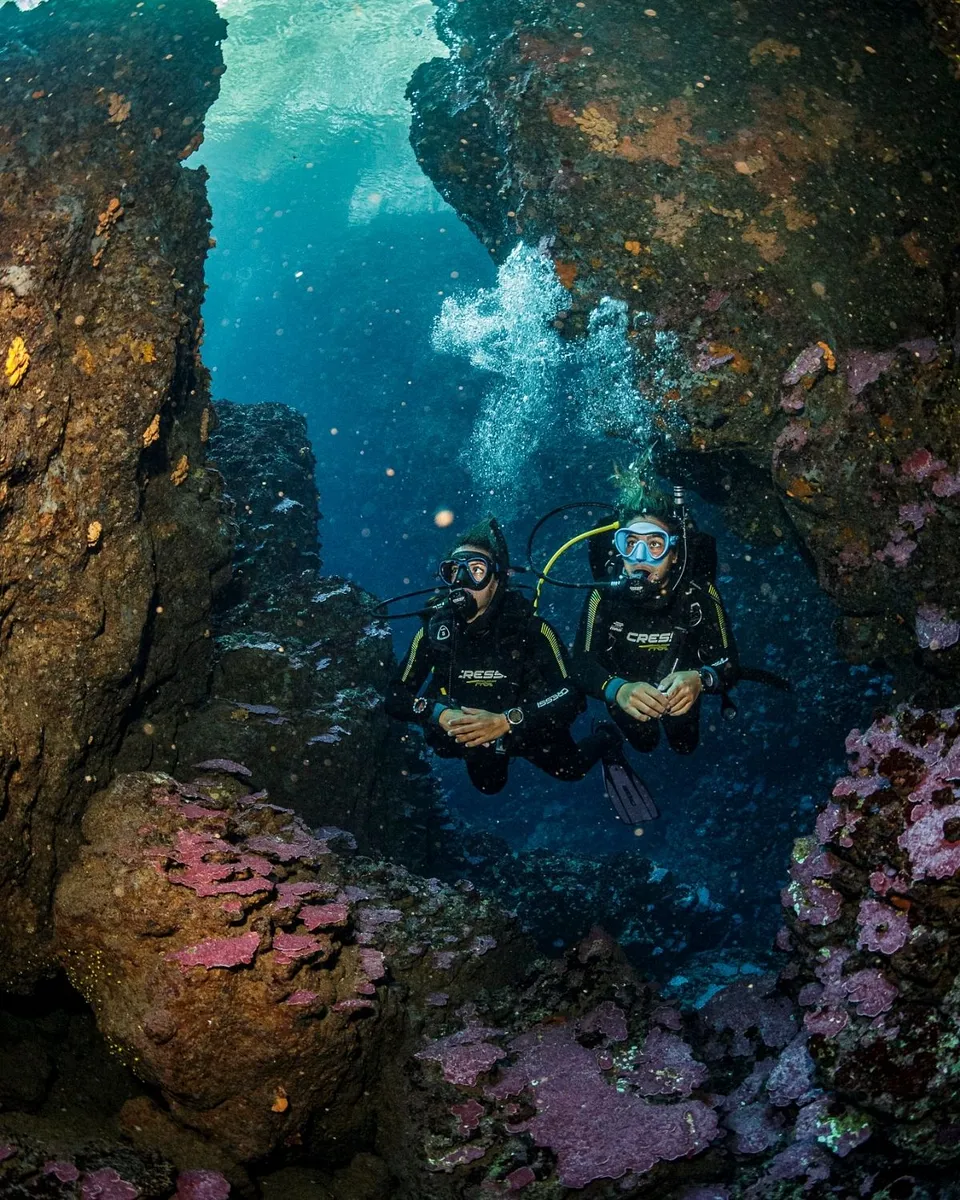 Seal Cave in Chania Blue Adventures Diving crete diving.webp